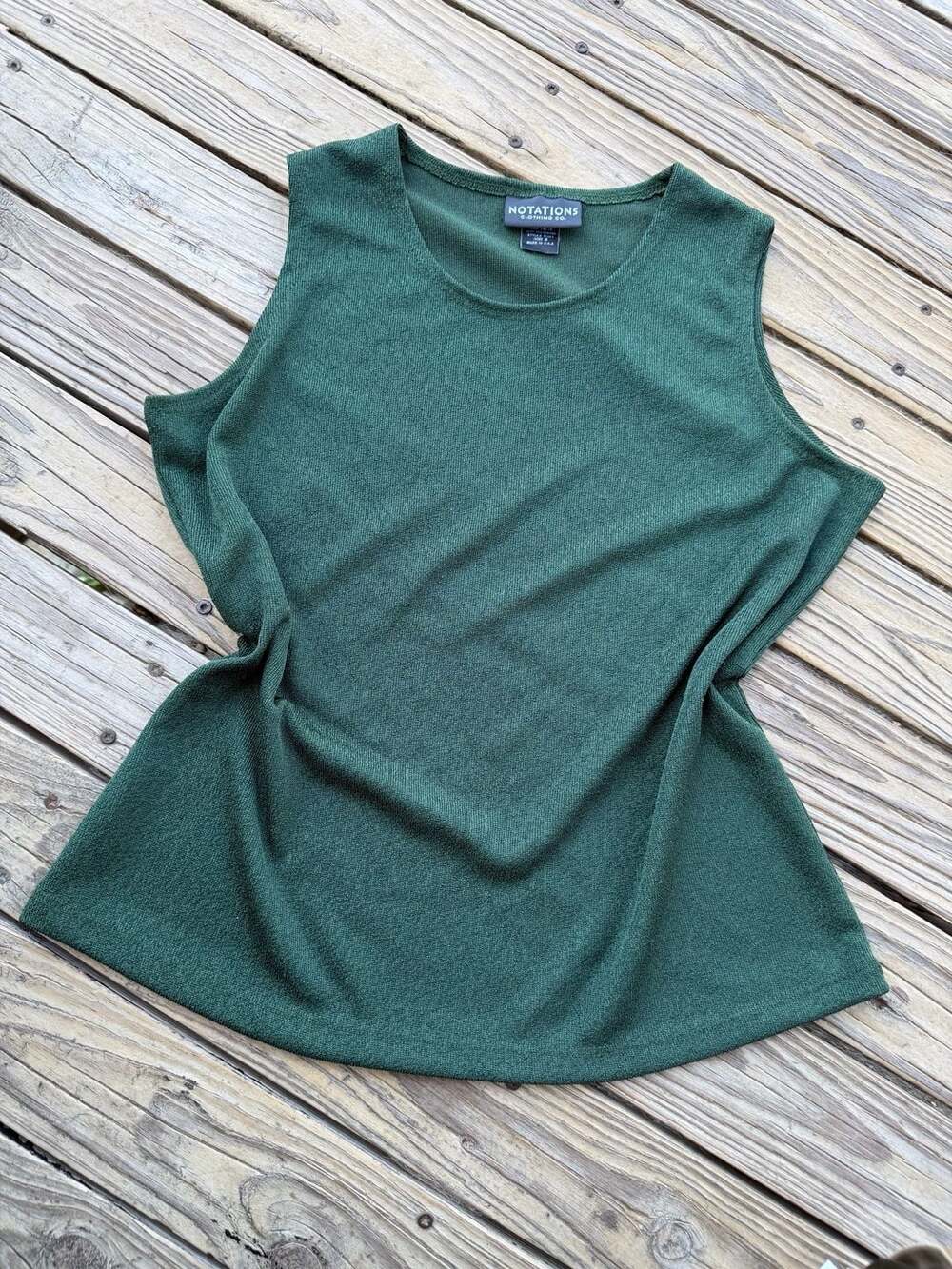 Notations Clothing Co. Sleeveless Knit Tank Top Size M
